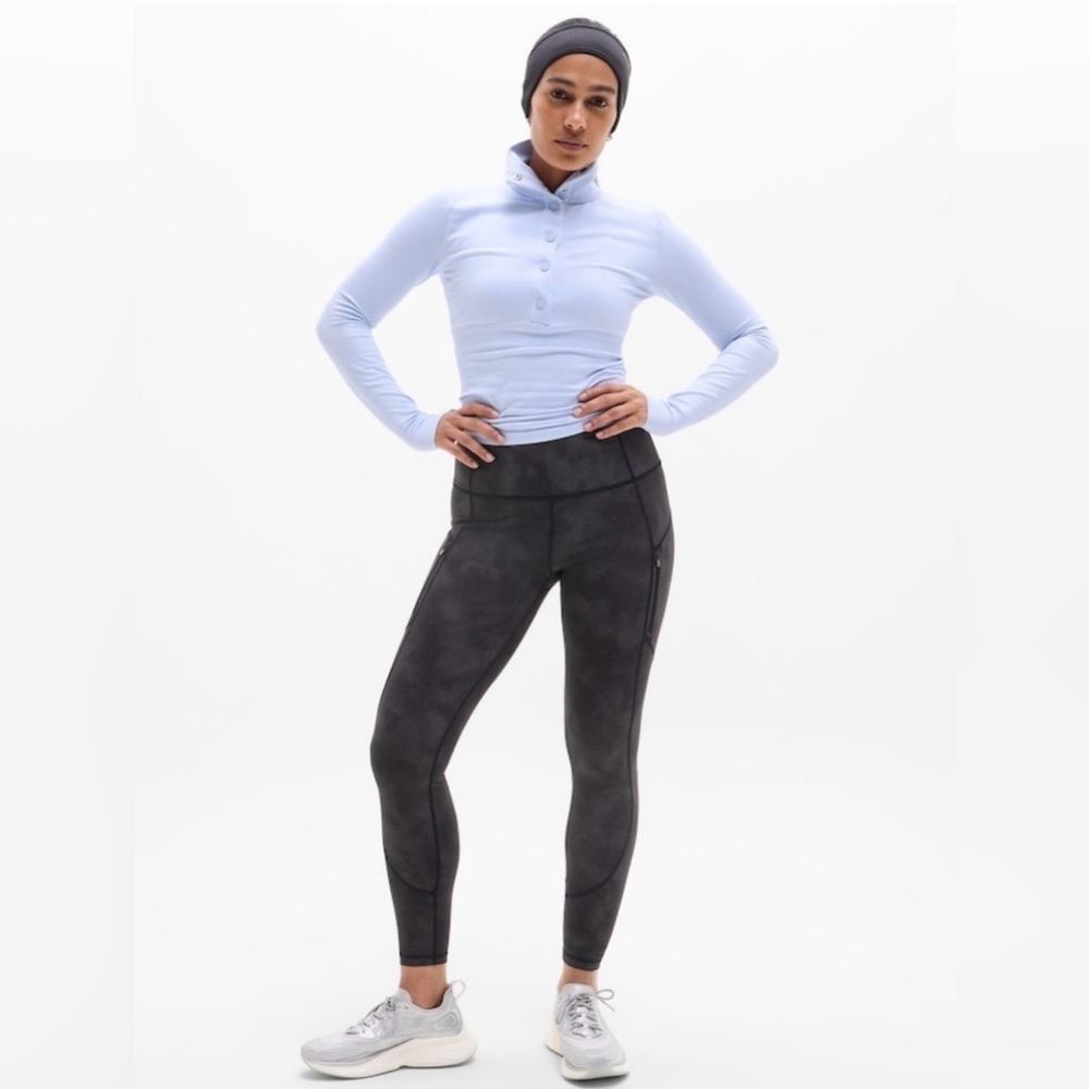 NWT Athleta Rainier Reflective Print Tight Size L/P
